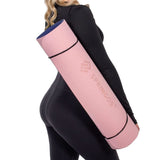 Saltea pentru yoga, fitness, roz, 183x61x0.6 cm, Springos