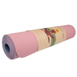 Saltea pentru yoga, fitness, roz, 183x61x0.6 cm, Springos