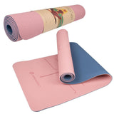 Saltea pentru yoga, fitness, roz, 183x61x0.6 cm, Springos