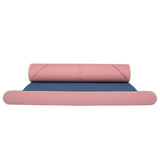 Saltea pentru yoga, fitness, roz, 183x61x0.6 cm, Springos