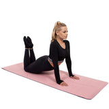 Saltea pentru yoga, fitness, roz, 183x61x0.6 cm, Springos