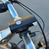 Set stop si far pentru bicicleta, LED, 3/7 moduri iluminare, plastic si ABS, incarcare USB, 6.5x3x5 cm, Trizand