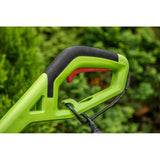 Motocoasa, trimmer, pentru tuns iarba, electric, cu 2 roti, 550 W, 32 cm, Verto