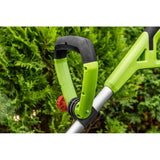 Motocoasa, trimmer, pentru tuns iarba, electric, cu 2 roti, 550 W, 32 cm, Verto