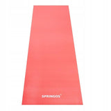 Saltea pentru yoga, fitness, rosie, 173x61x0.4 cm, Springos