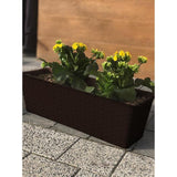 Jardiniera decorativa, maro, 68.5x17.3x15 cm, Ratolla Case P 